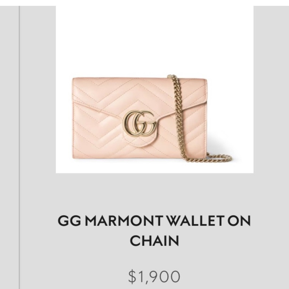 /traded/💯 Gucci Marmont Clutch/Wallet on a Chain - Picture 16 of 16
